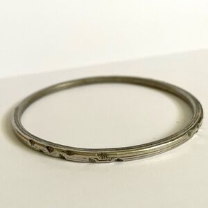 Silver Bangle Bracelet